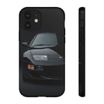 Black 300ZX Studio Front Tough Phone Case for JDM Enthusiasts