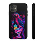 Neon Parrot Cocktails phone case | Tough Cases