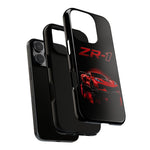 Red ZR1 C8 Phone Case for Chevy Fans, Tough Cover