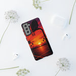 Basketball Court Sunset Phone Case | Tough Phone Case