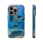 Cobia Ray Rider Tough Phone Case Ocean Wildlife Tough Cover Gift Art