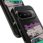 R32 Skyline GT-R Manga Style JDM Tough Phone Case Cover Gift