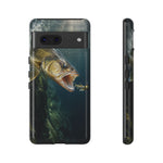 Walleye Jig Strike Phone Case Freshwater Fishing Gift for Anglers