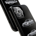 Silver Prelude Sports Coupe Tough Phone Case for JDM Fans