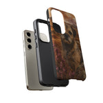 Border Terrier Earthy Watercolor Art Tough Phone Case