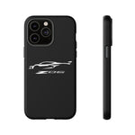 White C8 Z06 Phone Case for Chevy Fans, Tough Protective Cover