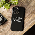 MR2 White Side Silhouette JDM Tough Phone Case Cover Gift