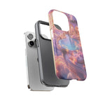 Floating Pool Deck Phone Case, Pastel Cloud 3D Render Cover