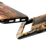 Corgi Royal Guard phone case | Cute British corgi soldier illustration