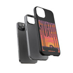 Silverado sunset truck Phone Case | Retro pickup silhouette