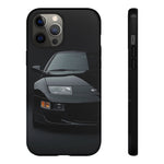 Black 300ZX Studio Front Tough Phone Case for JDM Enthusiasts