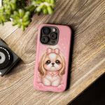 Shih Tzu Princess Kawaii Chibi Puppy Pet Dog Art Tough Phone Case