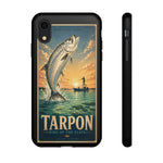 Tarpon Fishing Phone Case Saltwater Angler Tough Cover Gift