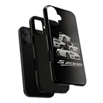 White S2000 Roadster Collage JDM Tough Phone Case Cover Gift