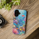 Underwater Coral Reef Phone Case | Colorful Tropical Fish Ocean Scene