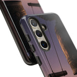 Temple Bell Sunset Phone Case Japan Zen Tough Case