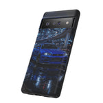 Skyline GT-R R34 Bayside Blue Tokyo Night Art Tough Phone Case