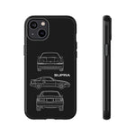 1986 Supra Triple View Line Art JDM Tough Phone Case Cover