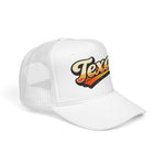 Texas Trucker Hat Vintage Retro Texas Sunset Foam Trucker Cap Western Cowboy Snapback Hat
