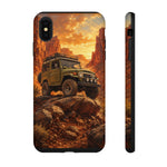 Land Cruiser FJ40 Classic 4x4 Red Rock Canyon Art Tough Phone Case