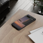 Temple Bell Sunset Phone Case Japan Zen Tough Case
