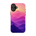 Pastel Mountain Haze Vaporwave Art Tough Phone Case