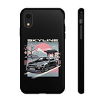 R34 Skyline GT-R Sakura Mountain JDM Tough Phone Case Gift