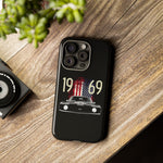 1969 Camaro SS American Flag Tough Phone Case Cover Gift Art