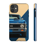 1970 Chevy Nova SS Marina Blue Tough Phone Case
