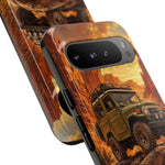 Land Cruiser FJ40 Classic 4x4 Red Rock Canyon Art Tough Phone Case