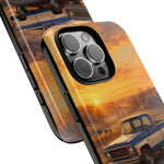 73 Chevy C10 Square body Truck Two-Tone Sunrise Tough Phone Case