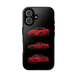 Red MR2 JDM Sports Car Phone Case Tough Multi View