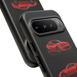 Red 370Z Sports Coupe Tough Phone Case for JDM Enthusiasts