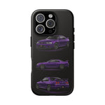 Purple R33 Skyline GTR JDM Sports Car Phone Case Tough Multi View