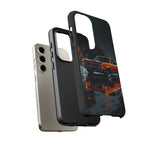 1966 GTO Orange Rainy City Tough Phone Case Cover Gift Art