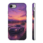 Sunset Skyline R34 Car Phone Case | Tough Phone Case