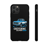 Chevy K10 Cheyenne Super Blue Classic Truck Tough Phone Case