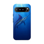 Blue Marlin Open Water Phone Case, Deep Sunbeam Tough Cover