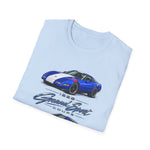 1996 C4 Grand Sport Sports Car T-Shirt | Racing Coupe Illustration