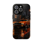 Challenger RT Phone Case, Rainy City Night Muscle Car Tough Cover