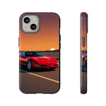 Red C4 ZR-1 King of the Hill Art Tough Phone Case