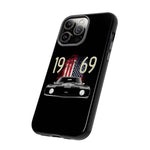 1969 Camaro SS American Flag Tough Phone Case Cover Gift Art