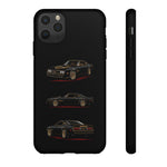 Trans Am Phone Case Black Gold, Three-View Vector Tough Cover
