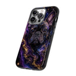 French Bulldog Galaxy Marble Art Tough Phone Case