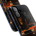 Challenger RT Phone Case, Rainy City Night Muscle Car Tough Cover