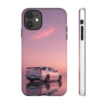 Silver Skyline R34 at Sunset Phone Case | Car Reflection Sky Case
