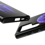 Glitch Sad Face Phone Case, Anime Melt Static Tough Cover