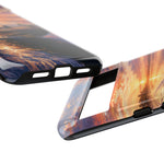 Sunset Bass Fishing Boat phone case | Tough Cover