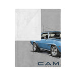 1969 Camaro RS Z28 Trio Velveteen Blanket | Classic Muscle Car Throw