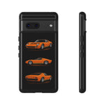 Orange Miura Classic Supercar Tough Phone Case - 3 View